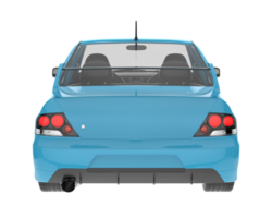 voiture de sport isolée sur fond transparent. rendu 3d - illustration png