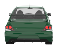 voiture de sport isolée sur fond transparent. rendu 3d - illustration png