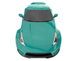 Sport car isolated on transparent background. 3d rendering - illustration png