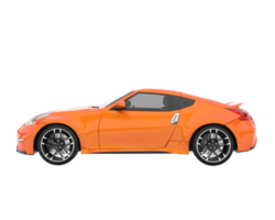 sport auto geïsoleerd Aan transparant achtergrond. 3d renderen - illustratie png