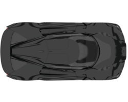 sport bil isolerat på transparent bakgrund. 3d tolkning - illustration png