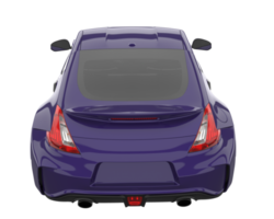 Sport car isolated on transparent background. 3d rendering - illustration png