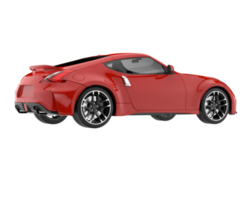 voiture de sport isolée sur fond transparent. rendu 3d - illustration png