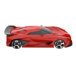 sport auto geïsoleerd Aan transparant achtergrond. 3d renderen - illustratie png