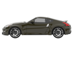 carro esporte isolado em fundo transparente. renderização 3D - ilustração png