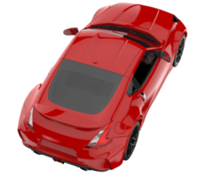 Sport car isolated on transparent background. 3d rendering - illustration png