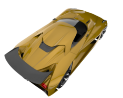 Sport car isolated on transparent background. 3d rendering - illustration png
