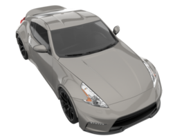 voiture de sport isolée sur fond transparent. rendu 3d - illustration png