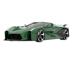 Sport car isolated on transparent background. 3d rendering - illustration png