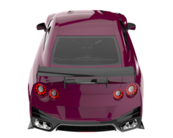 carro esporte isolado em fundo transparente. renderização 3D - ilustração png