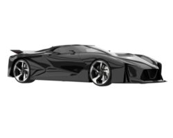 voiture de sport isolée sur fond transparent. rendu 3d - illustration png