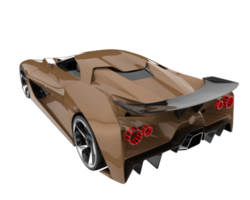 Sport car isolated on transparent background. 3d rendering - illustration png