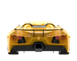 Sport car isolated on transparent background. 3d rendering - illustration png