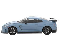 voiture de sport isolée sur fond transparent. rendu 3d - illustration png