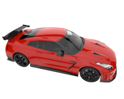 sport auto geïsoleerd Aan transparant achtergrond. 3d renderen - illustratie png