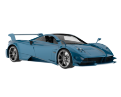 Sport car isolated on transparent background. 3d rendering - illustration png