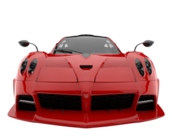 Sport car isolated on transparent background. 3d rendering - illustration png
