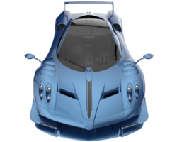 Sport car isolated on transparent background. 3d rendering - illustration png