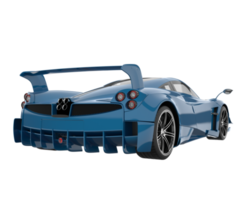 Sport car isolated on transparent background. 3d rendering - illustration png