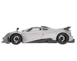 Sport car isolated on transparent background. 3d rendering - illustration png