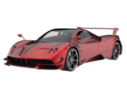 sport auto geïsoleerd Aan transparant achtergrond. 3d renderen - illustratie png