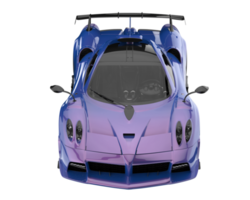 Sport car isolated on transparent background. 3d rendering - illustration png