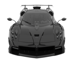 Sport car isolated on transparent background. 3d rendering - illustration png