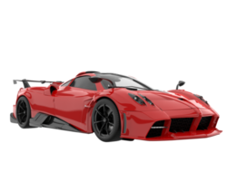 Sport car isolated on transparent background. 3d rendering - illustration png