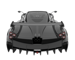 carro esporte isolado em fundo transparente. renderização 3D - ilustração png