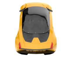 Sport car isolated on transparent background. 3d rendering - illustration png