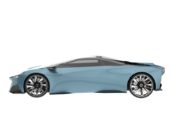 voiture de sport isolée sur fond transparent. rendu 3d - illustration png