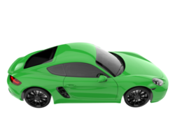 sport auto geïsoleerd Aan transparant achtergrond. 3d renderen - illustratie png