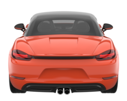 Sport car isolated on transparent background. 3d rendering - illustration png