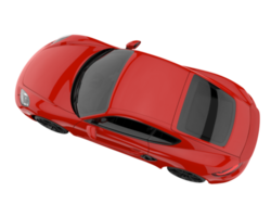 voiture de sport isolée sur fond transparent. rendu 3d - illustration png