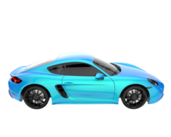 Sport car isolated on transparent background. 3d rendering - illustration png