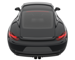 voiture de sport isolée sur fond transparent. rendu 3d - illustration png