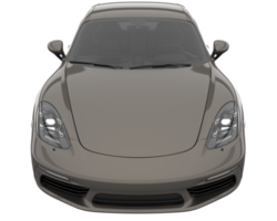 carro esporte isolado em fundo transparente. renderização 3D - ilustração png