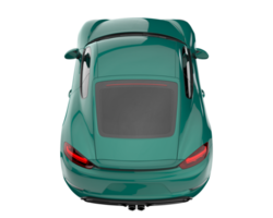 voiture de sport isolée sur fond transparent. rendu 3d - illustration png