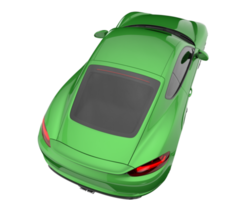 Sport car isolated on transparent background. 3d rendering - illustration png