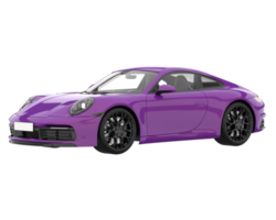 Sport car isolated on transparent background. 3d rendering - illustration png