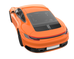 Sport car isolated on transparent background. 3d rendering - illustration png