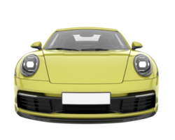 Sport car isolated on transparent background. 3d rendering - illustration png