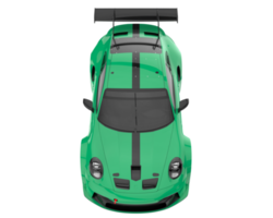 Sport car isolated on transparent background. 3d rendering - illustration png