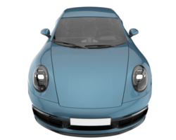 carro esporte isolado em fundo transparente. renderização 3D - ilustração png