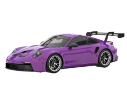 Sport car isolated on transparent background. 3d rendering - illustration png