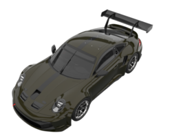 carro esporte isolado em fundo transparente. renderização 3D - ilustração png