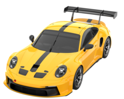 Sport car isolated on transparent background. 3d rendering - illustration png