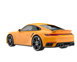 Sport car isolated on transparent background. 3d rendering - illustration png