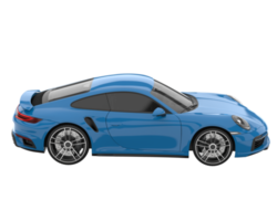 Sport car isolated on transparent background. 3d rendering - illustration png