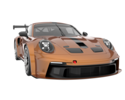 Sport car isolated on transparent background. 3d rendering - illustration png